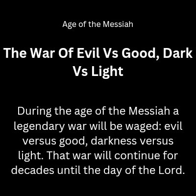 The War Of Evil Vs Good, Dark Vs Light