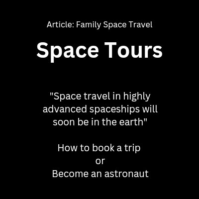 Space tours